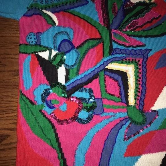 Vintage sequins sweater - Picture 7 of 11